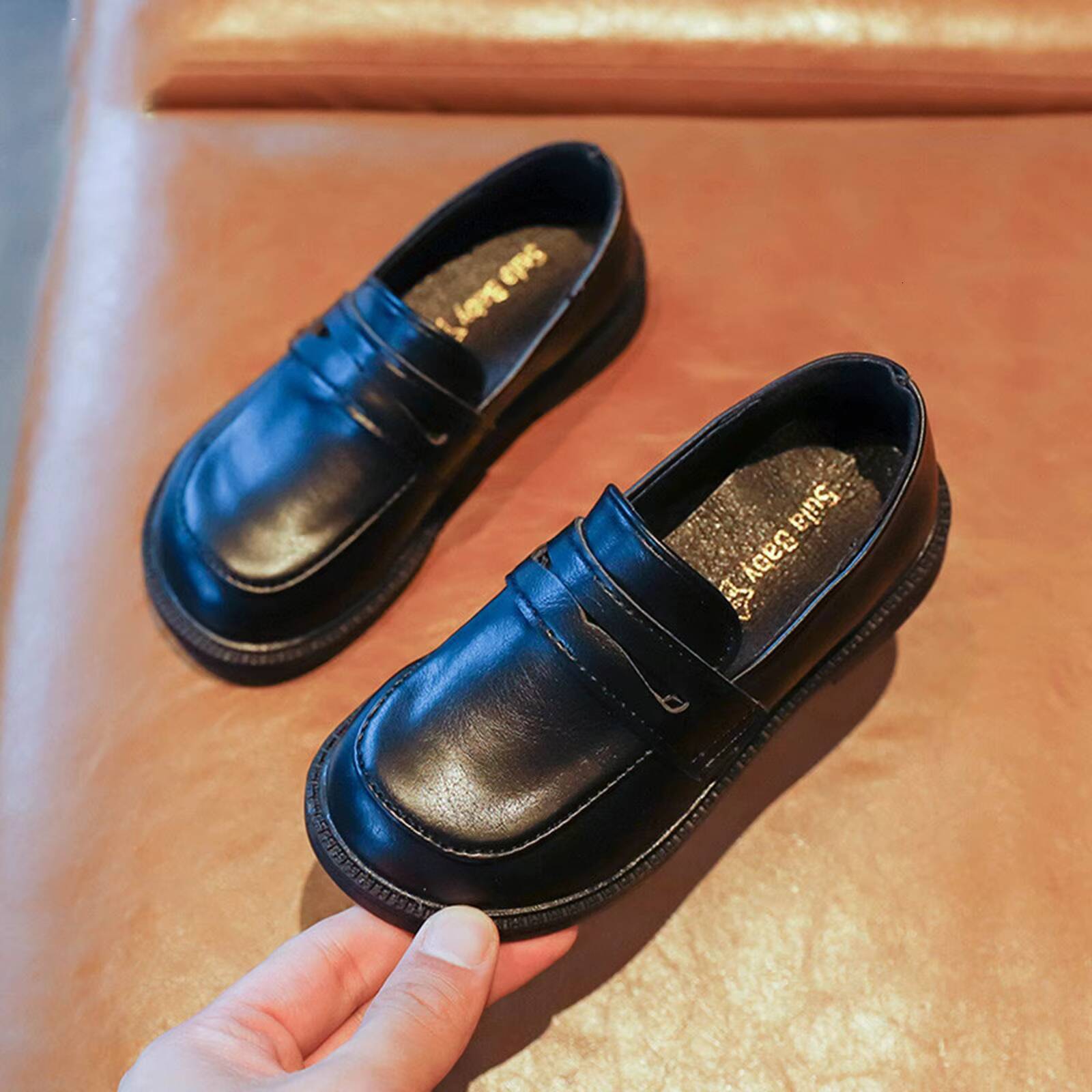 Children's Shoes Ddmyshoesvip Toddler Boys Girls Dress Comfort Lace Up School Shoes Loafer Toddler Little Kid E Black Little Girls Sneakers