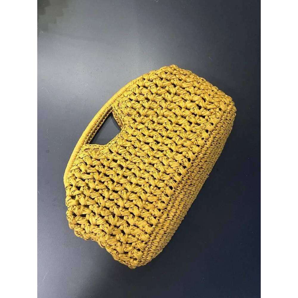 2025 Summer Women Straw Handbags Leisure Boho Weaving Shoulder Crossbody Bags Versatile Rattan Beach Woven Bag Purses