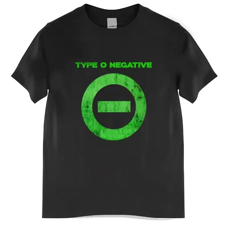 Rock Band Type O Negative Print Cotton T Shirt Men Women Hip Hop Tee T Shirt T-shirt Summer High Quality T-shirts Tops