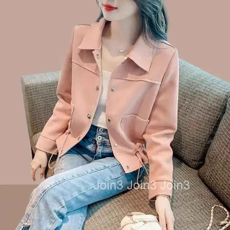 Female Coat Short Spring Autumn Womens Windbreaker Jackets Great Korean Reviews Clothes Cheap Clothing Promotion Demi-season
