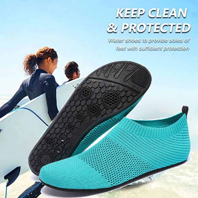 Womens Mens Water Shoes Barefoot Quick-Dry Aqua Socks for Beach Swim Surf Water Sport 250613