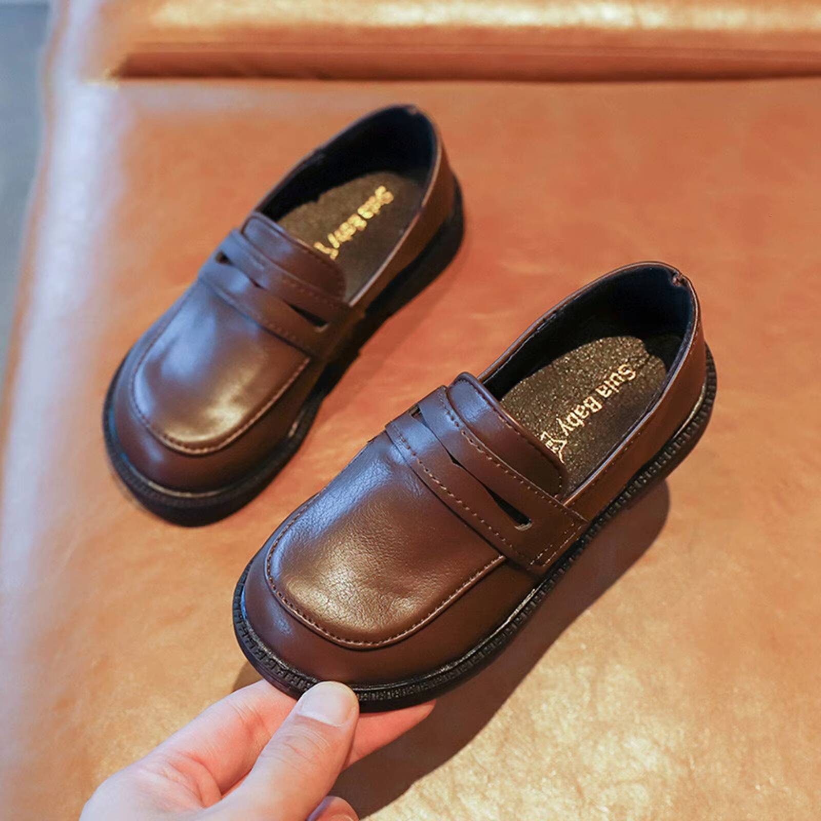 Children's Shoes Ddmyshoesvip Toddler Boys Girls Dress Comfort Lace Up School Shoes Loafer Toddler Little Kid E Black Little Girls Sneakers