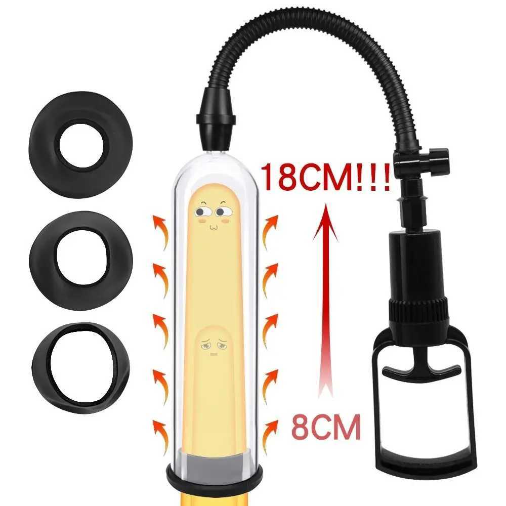 Men Enlargement Pumps Penis Vacuum Pump Extender Enlarger Pumps Male Massage Massager Health W250618