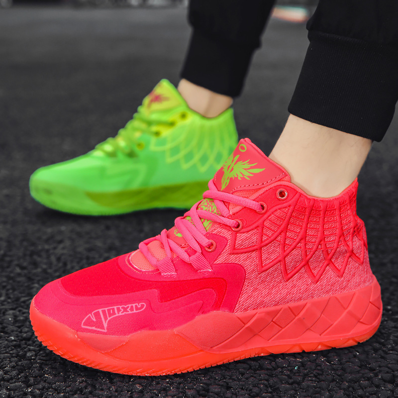 new hot sale designer shoes basketball shoe for men Shock absorption ventilation mesh purple blue outdoor sports trainers sneakers