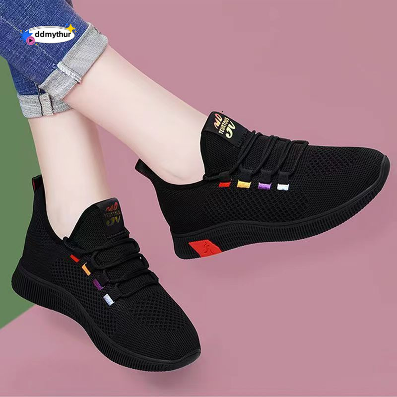 Soft Sole Non-Slip Kitchen Work Black for Women Cloth Dancing Casual Running Sports Shoes ddmythur