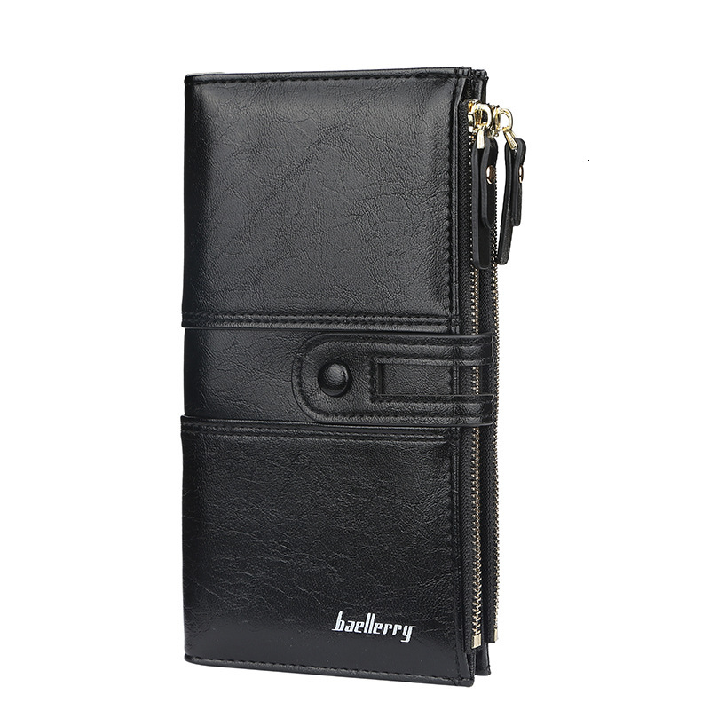 Free Shipping Designer Baellerry New Women's Long Buckle Wallet Multifunctional Luxury Bag Fashion Phone Bag Korean Style Zipper Coin Purse