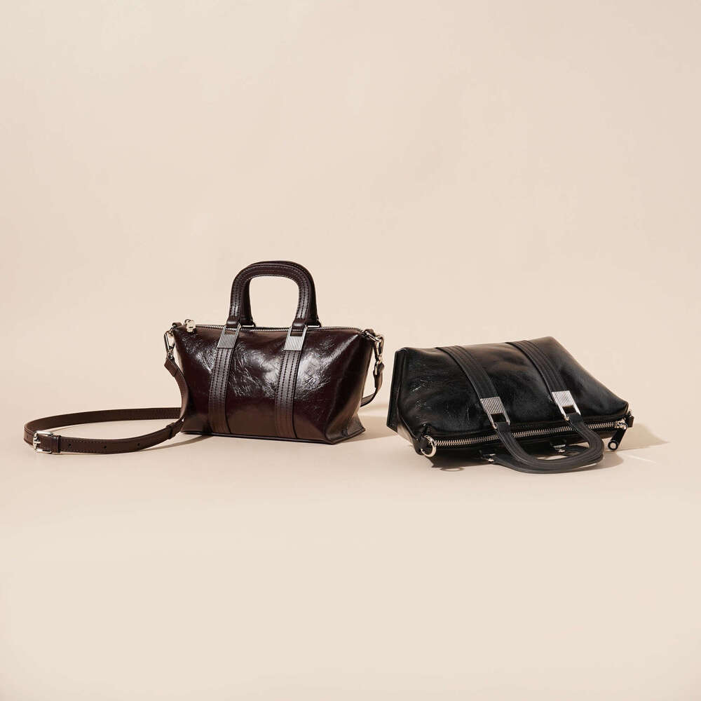 Genuine Leather Handbag Crossbody bag Shoulder bag Trendy Bag Pillow For Women 2025 New Fashion Patchwork Versatile