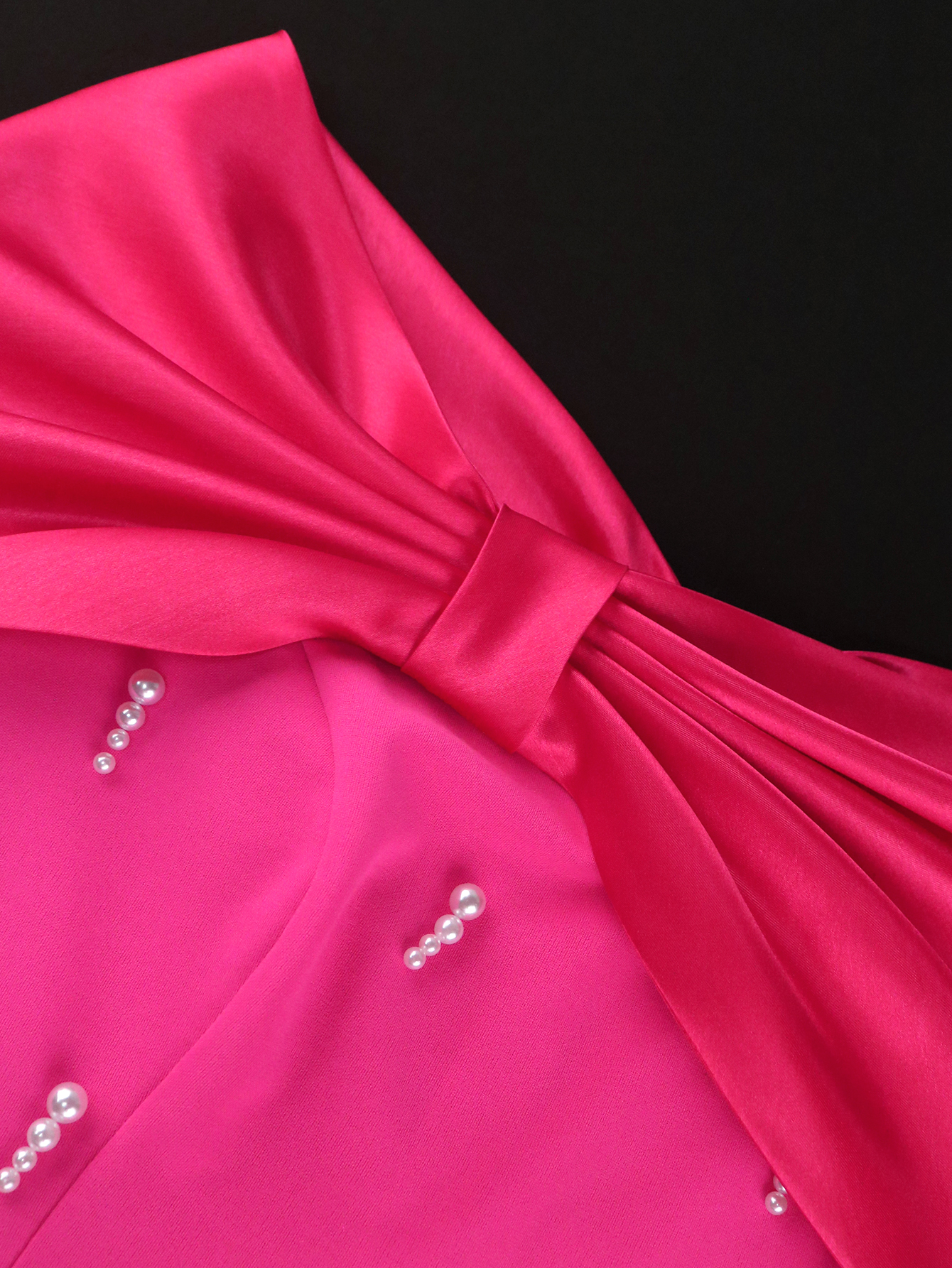 Fashion Rose New Dress For Woman Bodycon Beading Cap Sleeve Party Wedding Prom Outfits