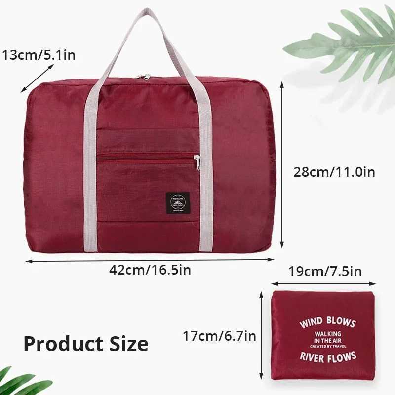 Foldable Travel Duffel Bag for Airlines Carry on Bag for Women and Girls Lightweight Large Capacity Sports Weekend Trip Overnight W250618