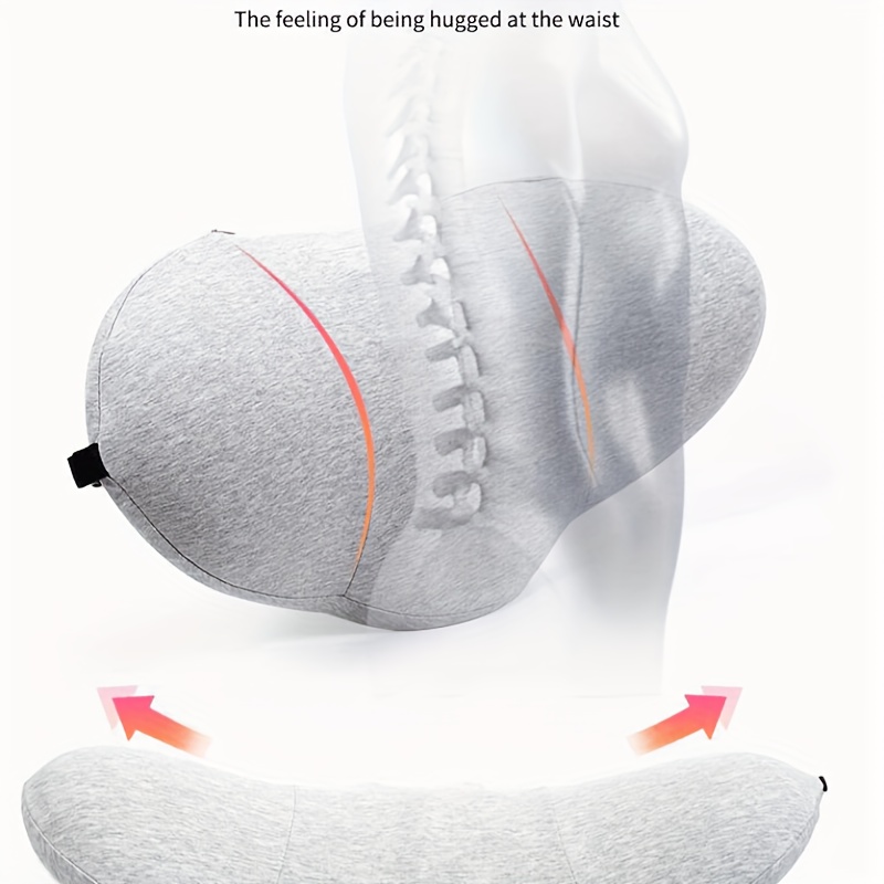 Sleeping in bed is slow and resilient. memory cotton lumbar pad, pregnant woman's lumbar pillow, lumbar pad, back pad, car waist cushion