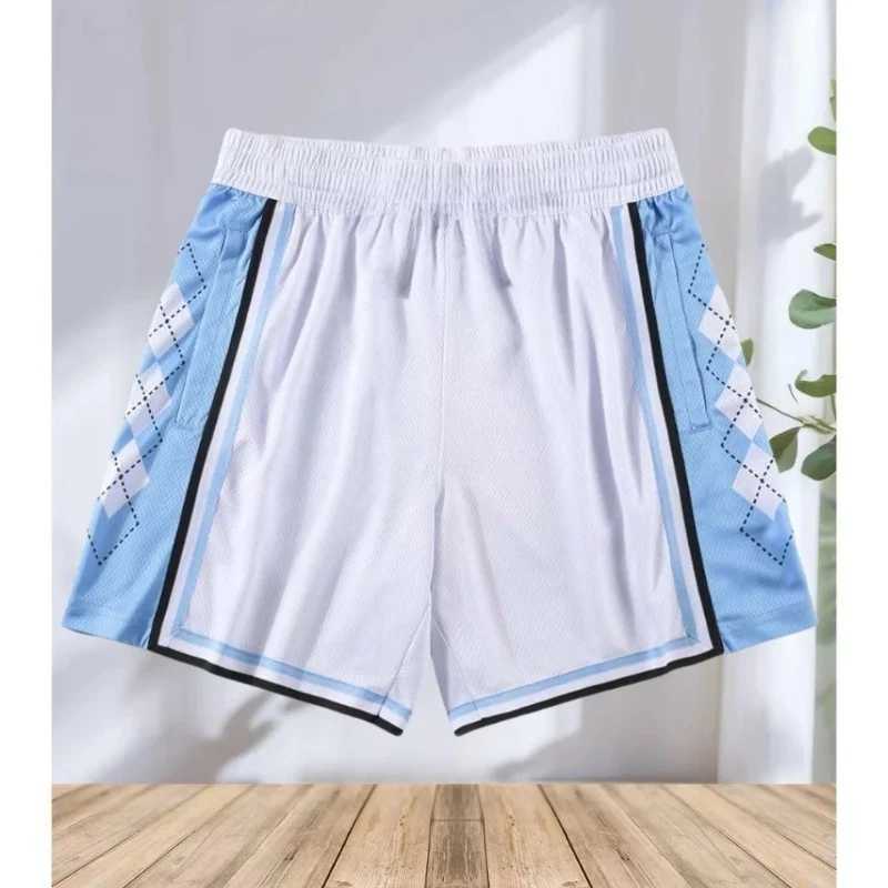 North Carolina Basketball Shorts for Men Gym Outdoor Loose Breathable New Training Sweatpants Patchwork Fitness Men ShortsXJ250618