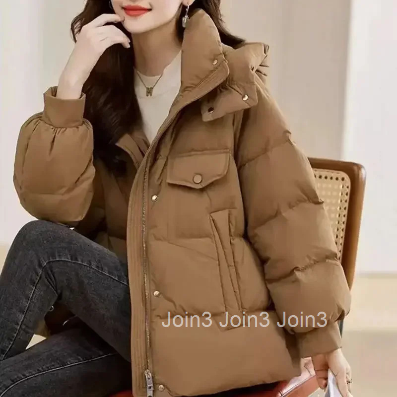 Hoodie Coats for Women Zip-up New in Outerwears Parkas Woman Luxury Demi-season Winter Clothes 2025 Warm Sale Lined Down Jackets