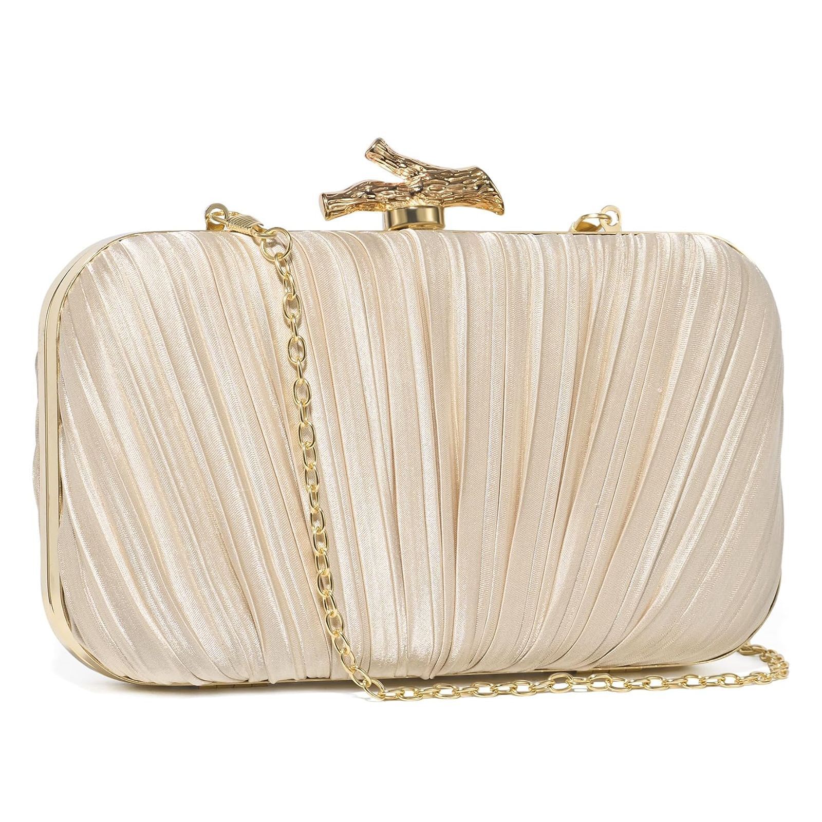 Free Shipping For Designers 2025 New Cross-border Pleated Clutch Luxury Bag Evening Bag Banquet Bag Women's Socialite Evening Dress Bag Wedding E
