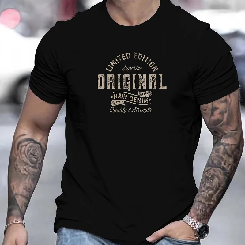 Man Women Short Sleeve Tshirt Letter Print Round Neck Breathable Streetwear Oversized Tee Casual Fashion High Quality Clothing 250616