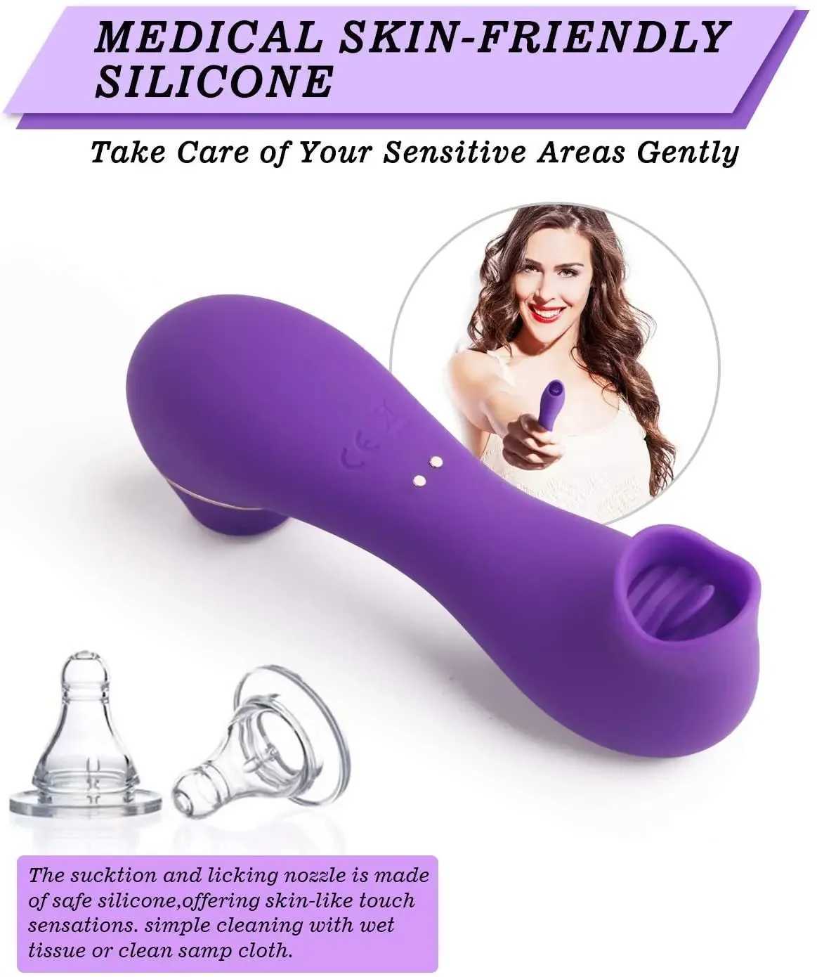 Clit Sucker Vagina Sucking Vibrator Clitoris Stimulator Blowjob Nipple Stimulator Erotic Adult Sex Women Toys G Spot Masturbator XJ250618