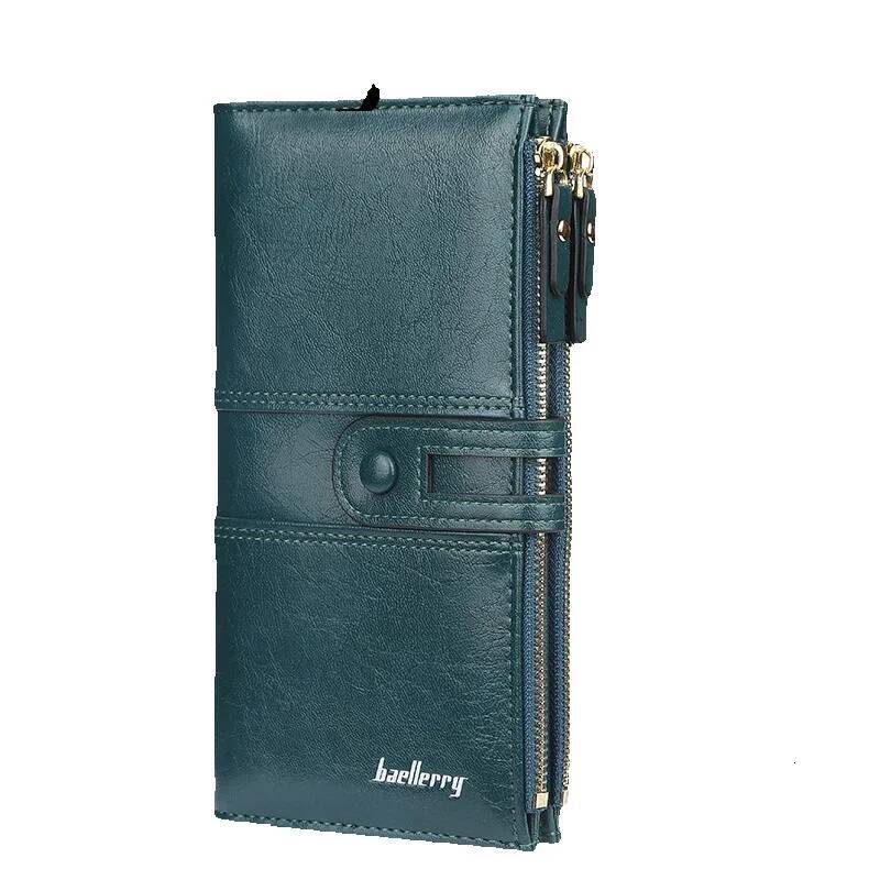 Free Shipping Designer Baellerry New Women's Long Buckle Wallet Multifunctional Luxury Bag Fashion Phone Bag Korean Style Zipper Coin Purse