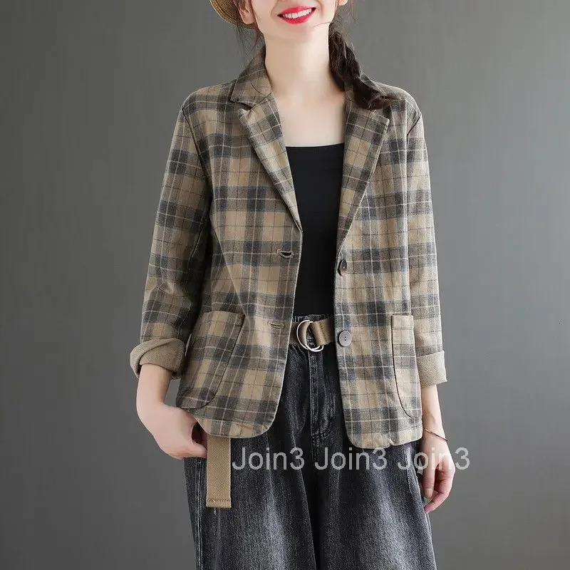Coats for Women Loose Jacket Spring Autumn Classic Womens Suit Tailoring Outerwears 2025 New Collection Trend Sale Blazer Woman