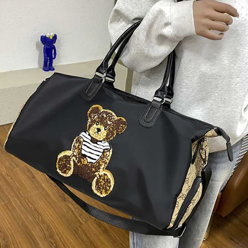Short Distance Large Capacity Hand-held Travel Bag Crossbody Womens Luggage Storage Bag New Style Fashionable casual Bag W250618