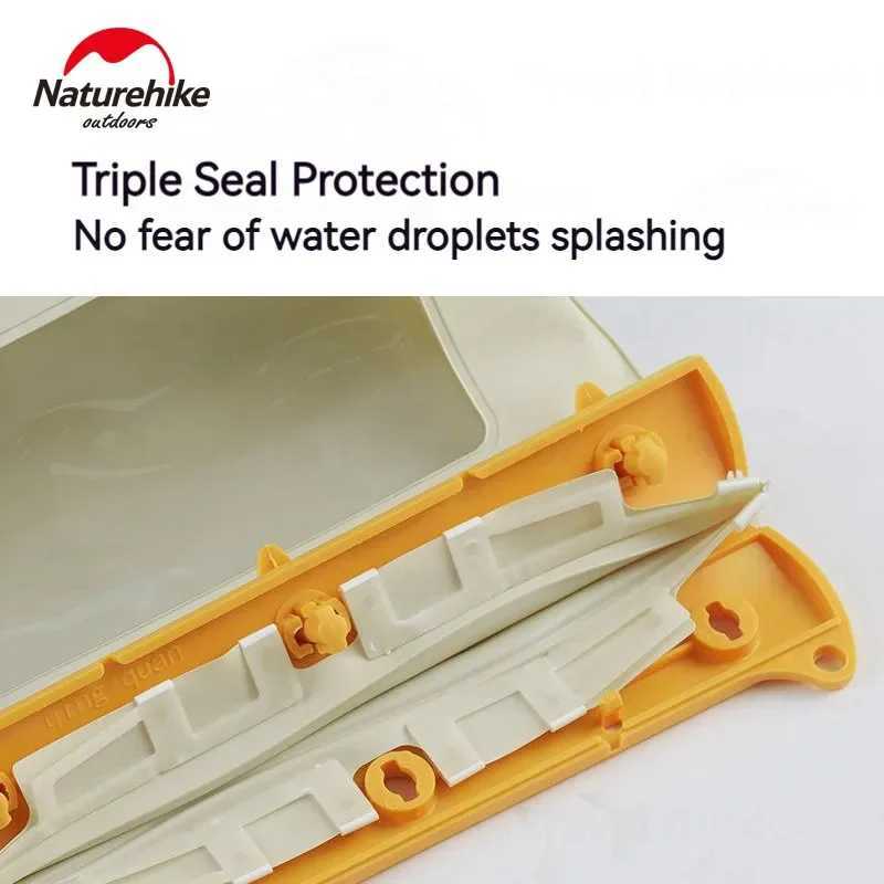 Naturehike IPX8 Waterproof Bag Large Size Swimming Diving Rafting Floating Shoder Dry Bag Beach Sport for Mobile Phe Pouch B250618