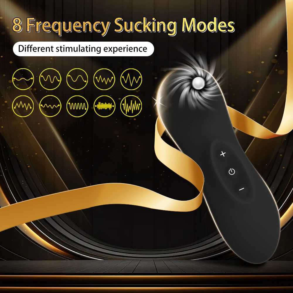 Clit Sucker Vibrator Blowjob Tongue Suck Licking G Spot Massage Clitoris Stimulator Nipple Sucking Erotic Sex Toys For Women XJ250618