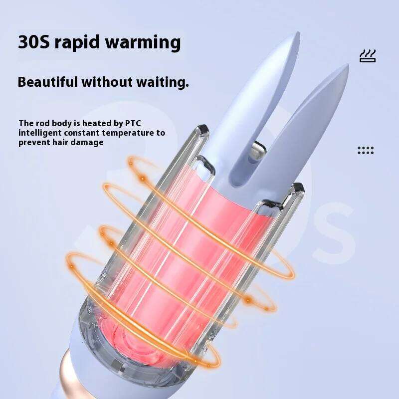 Automatic Curler 28mm Negative Ions Electric Ceramic Hair Stick Rotating Curl Waves Anti-Tangle Curling Iron Styler