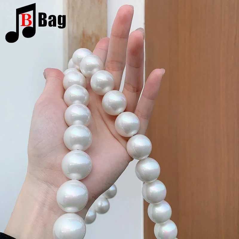 25mm Pearl Bag Strap Beaded Design Bag Handle Belt Women Handbag Handles Replacement Handbags Strap Accessories phone decoration Z250618