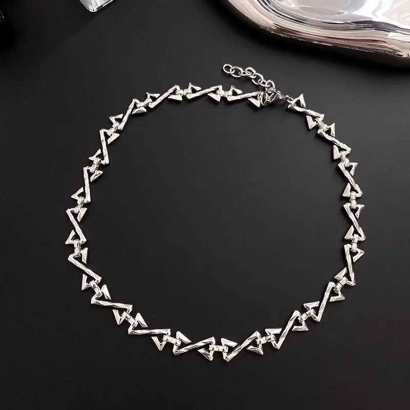 Hip Hop Letter Z Choker Necklace For Men Women Trend Collar Chain Charm Kpop Neck Jewelry Punk Male Accessories Wholesale W250618