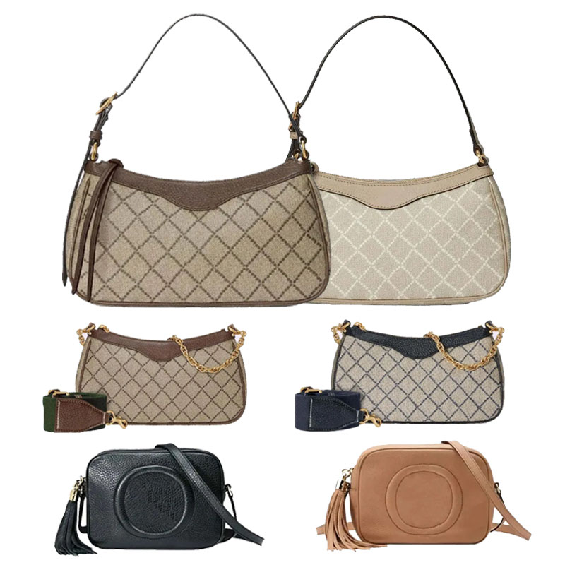 Classic Ophidia Printing Shoulder Bag Bag Designer Bag For Women Brown Wallet Fashion Crossbody Bag Genuine Leather Shoulder Wallet Women Mini Handbag Fast Ship