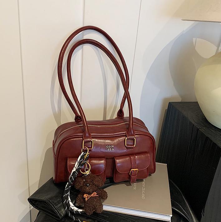 Free shipping designer Vintage Versatile Handbag for Women 2025 New Commuter Large Capacity Shoulder Bag Trendy Fashion Underarm Bag