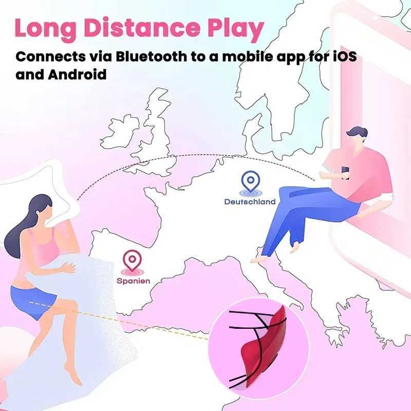 Wearable Panty Vibrator APP Bluetooth Control Vibrating Clitoris Stimulator Vaginal Masturbator Sex Toys for Women Couples W250618