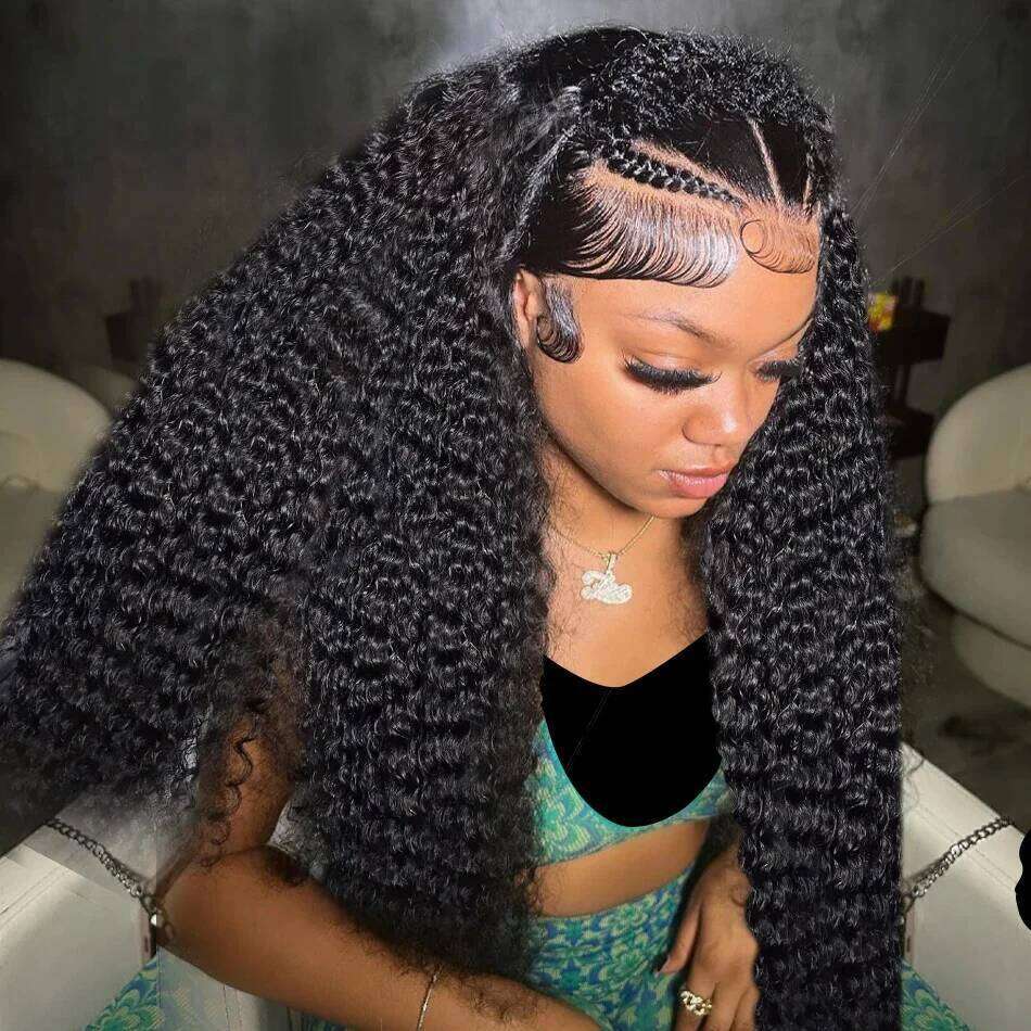 Curly Glueless 100% Cheap Wigs On Clearance Sale Hd Lace Frontal Human Hair 5x5 Closure Wig