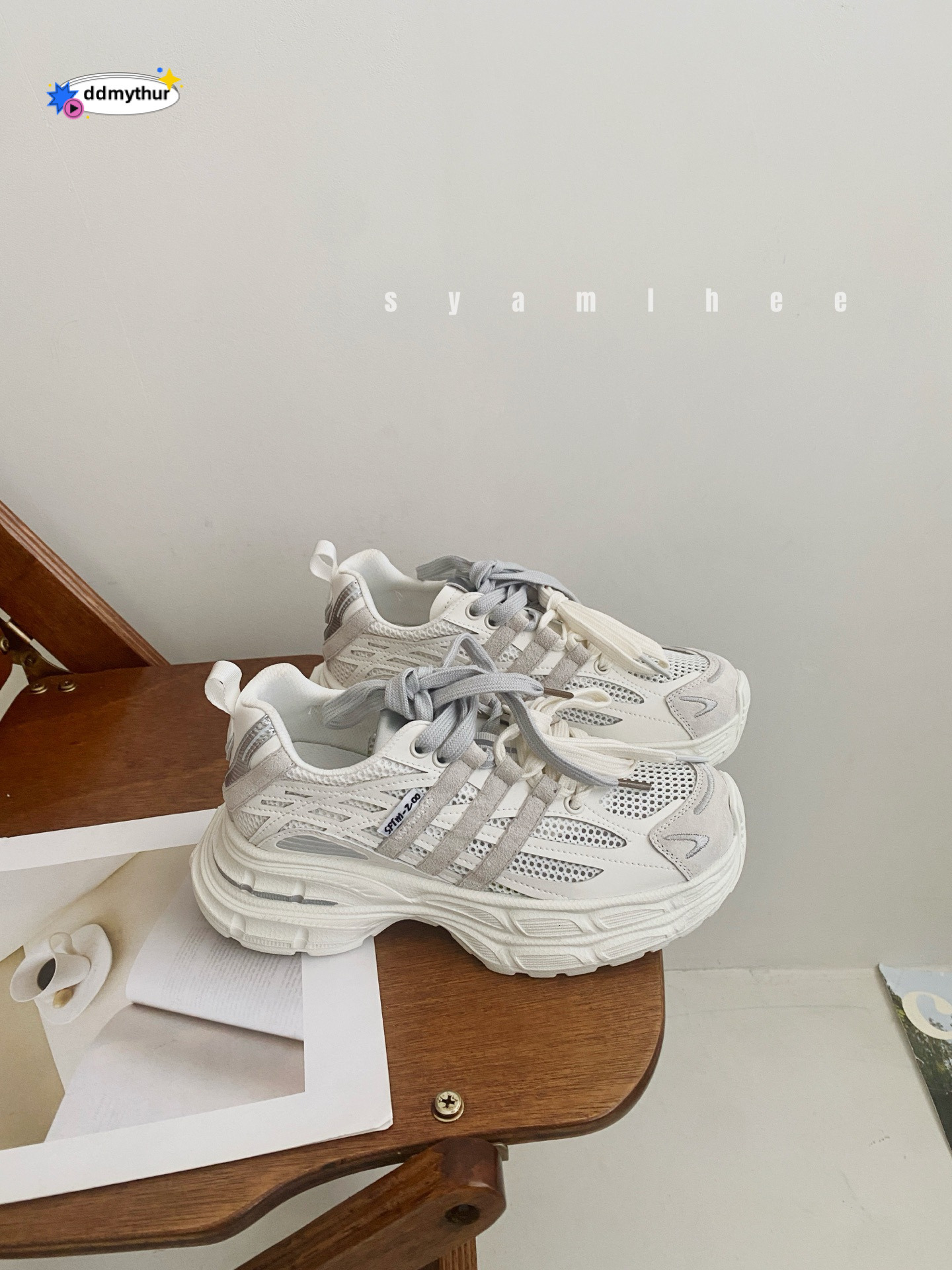 Petite 9cm Invisible Height Increasing Dad Shoes for Women 2025 Summer New Versatile Breathable Thick Sole Casual Sneakers ddmythur