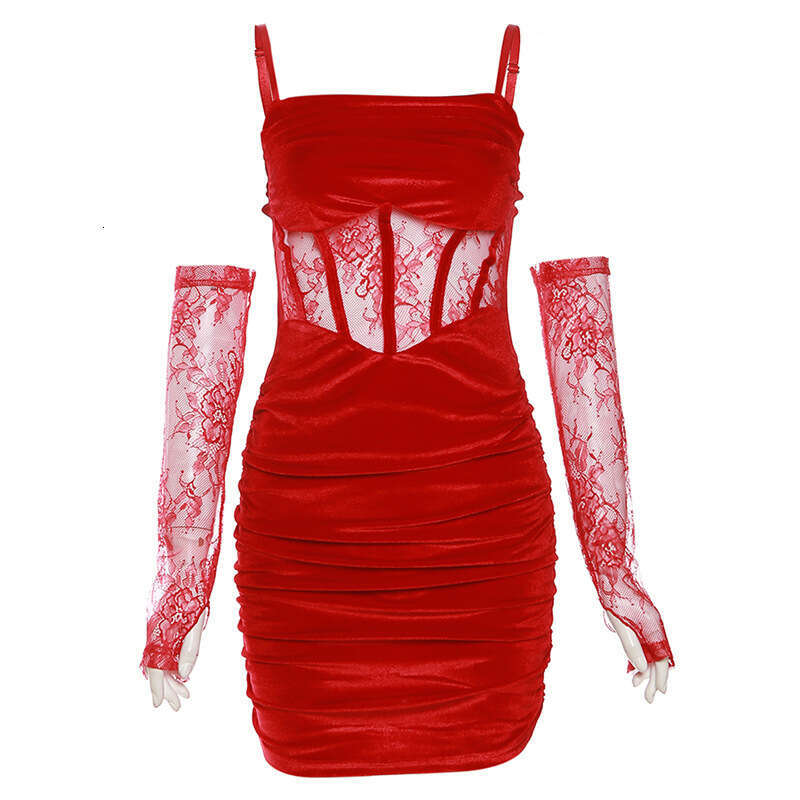 Autumn Winter New Women's Solid Color Slim Fit High Waist Fashion Spaghetti Strap Sexy Backless Dress B5