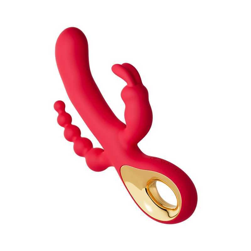 Female orgasmic vibrator sex toy G-spot vaginal anal stimulator massager expander Dildo masturbator female vibrator sex toy XJ250618