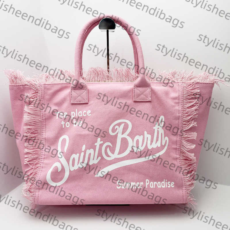 New Womens Large Capacity Casual Travel Canvas Handmade Tassel Handbag Tote Bag H250618