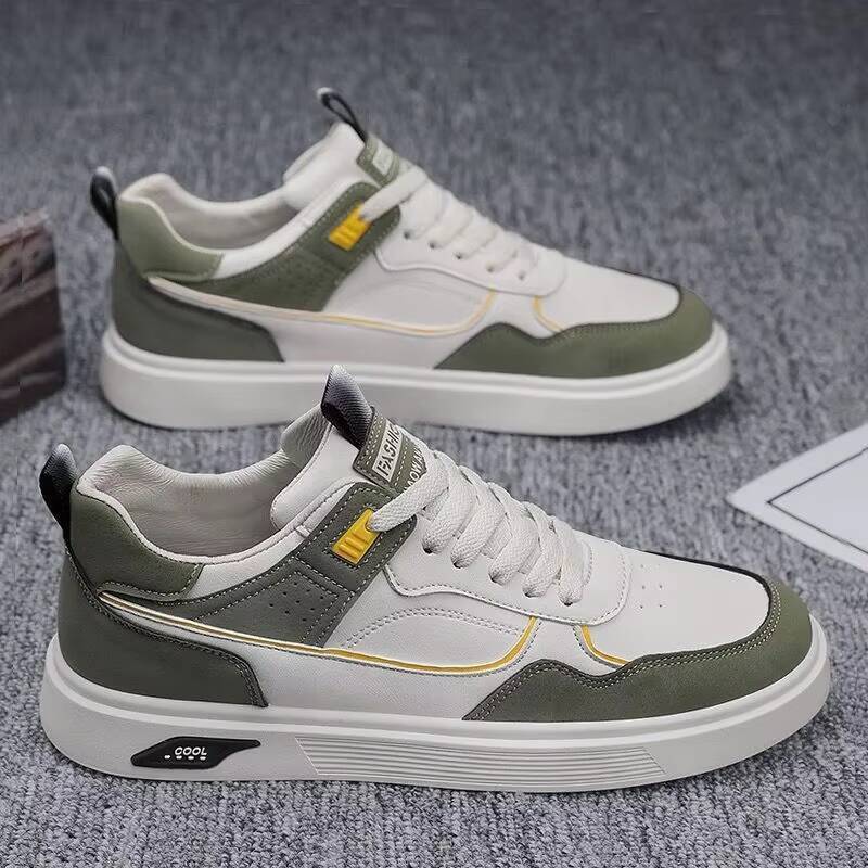 Versatile Casual Shoes Male Board Shoes Casual Trendy Comfortable Outdoor Sneaker Anti Slip Leather Breathable Sports Footwear Ddmysaturn