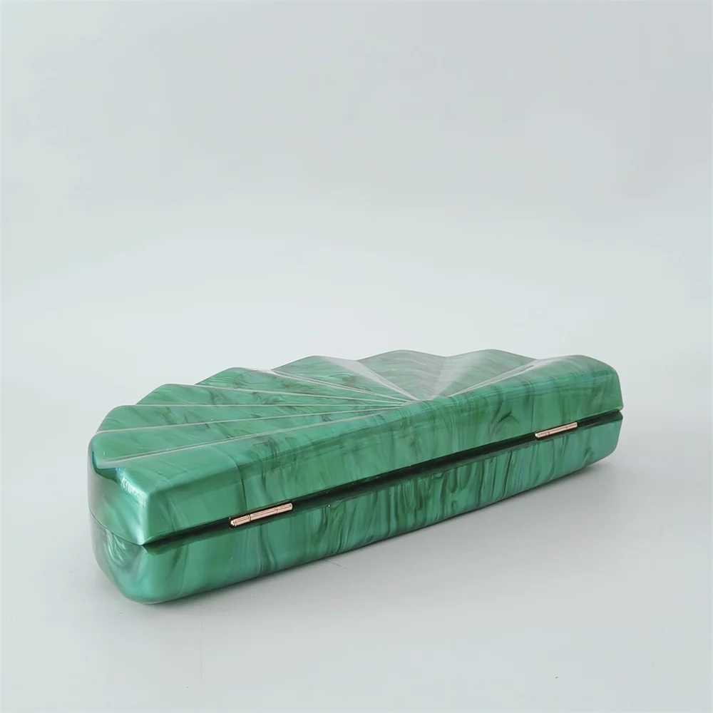 Marble Mini Beach Summer Party Evening Bag Women Half Moon Circular Barrel-Shaped Acrylic Box Day Clutch Purse Handbags Z250618