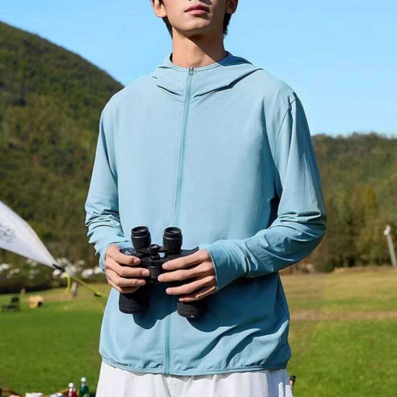 Eco-Friendly Cool Touch Cotton Blend Cover Up Durable Outdoor Garment for Hiking & Beach Days