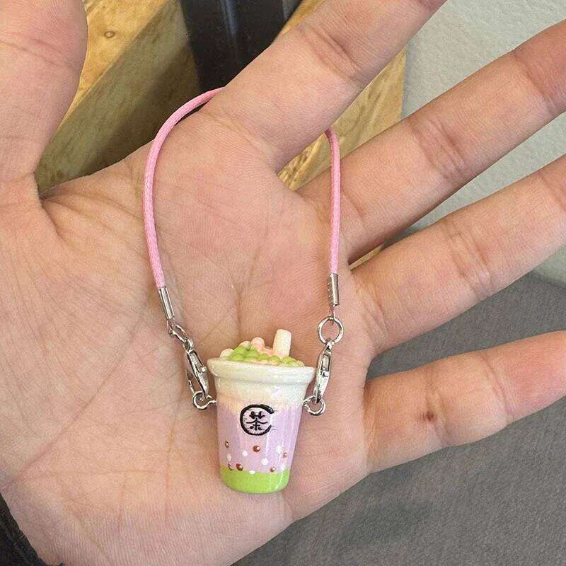 Labubu Bag Doll House Dollhouse Mini Simulation Milk Tea Cup For Ropa Labubu Doll Accessories Miniature Scene Pendant