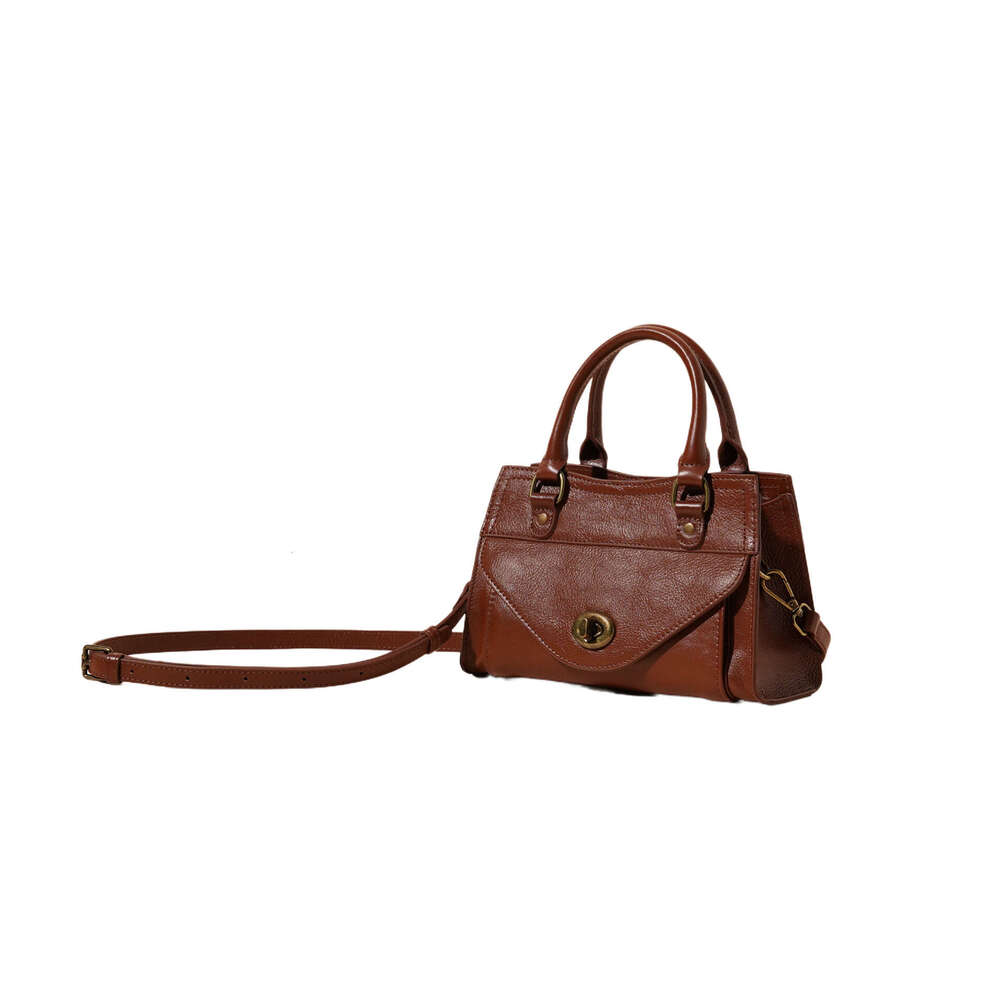 Women's Bag Crossbody Handbag Briefcase Genuine Leather 2025 New Cowhide Trendy Versatile Fashion