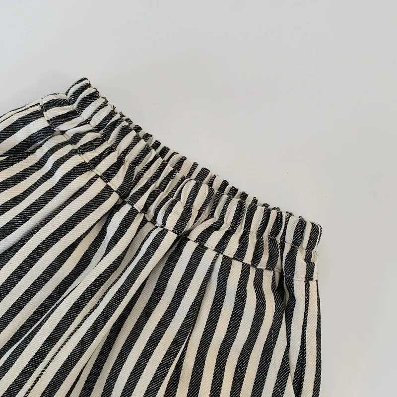 Kids Shorts For Children 1-6 Years Summer New Boys Striped Short Pants Toddler Cotton Clothes Kids Loose Children ClothingC250617