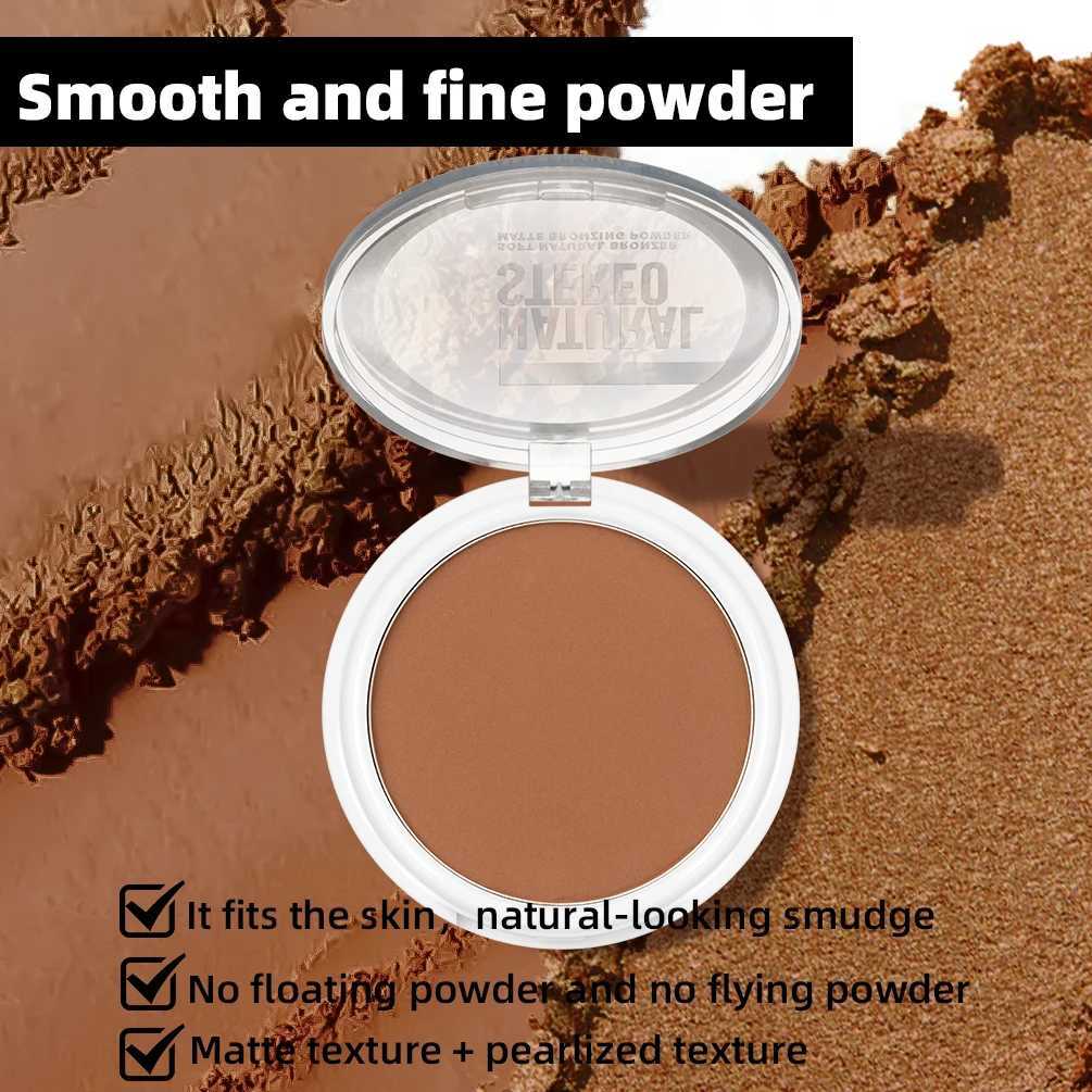3D Bronzers Matte Wheat Contour Powder Palette Facial Makeup Natural Highlights Contouring Modification Waterproof Long-Lasting XJ250618