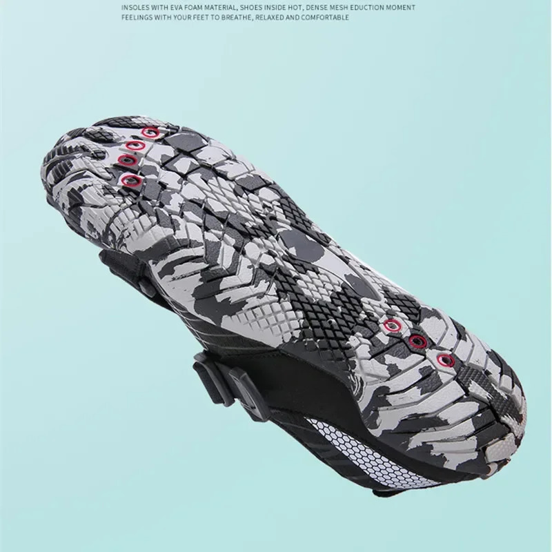Elastic Men Women Seaside Surfing Aqua Shoe Quick-Dry Breathable Wading Shoe Antiskid Beach Barefoot Upstream Water Shoe Outdoor 250613
