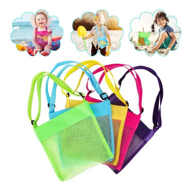 Kids Sand ay Protable Mesh Bag Kids Toys Storage Bags Swimming Large Beach eco Bag Wen Cosmetic Makeup Bag B250618