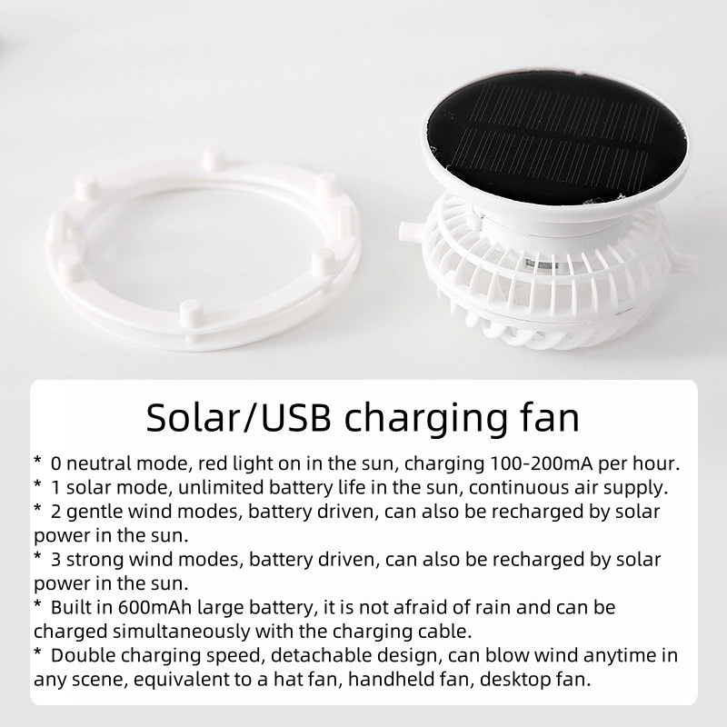 Waterproof Bucket Hat Sun Cap Tactics Wide-Brimmed Outdoor Fan Hat with Solar Charging Breathable Mesh Adjustable Speed Cap Hat Fishing foldable sun v