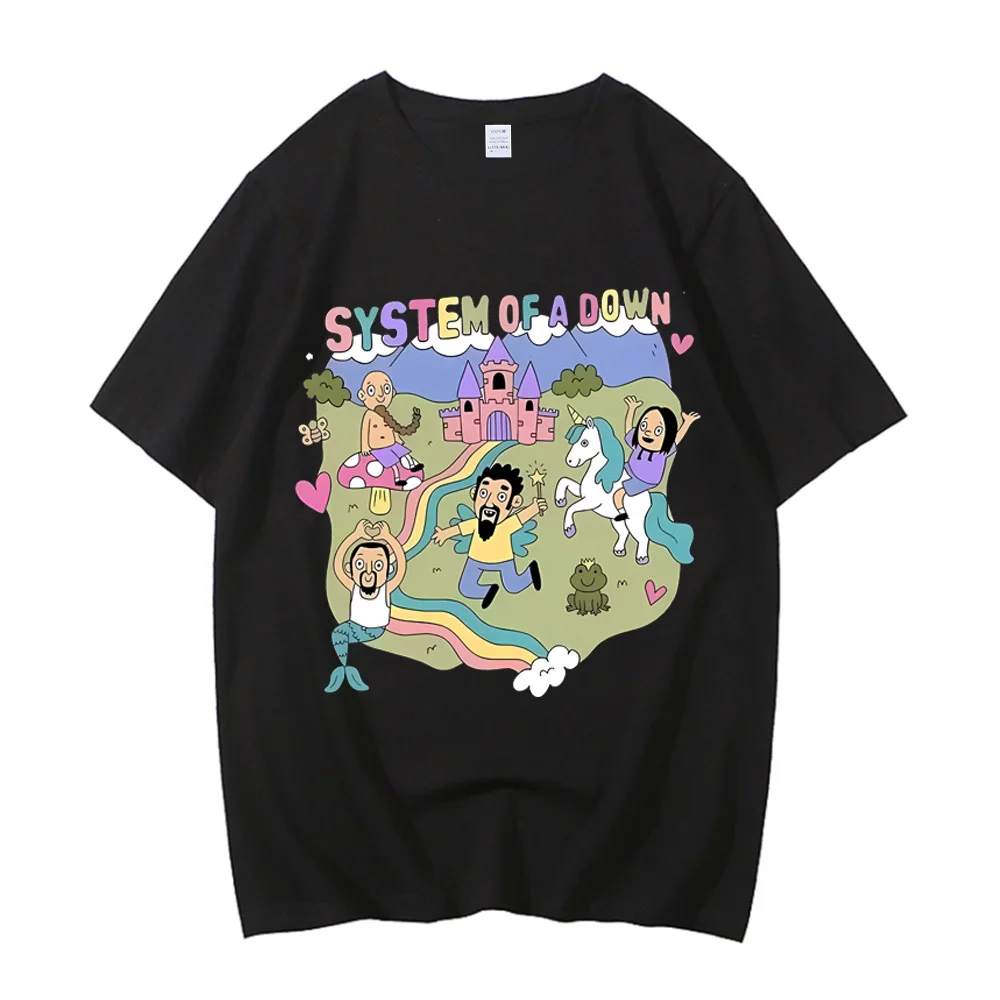 Album Cover Tshirt Men Rock T Shirt 90s High Quality Cotton T-shirt