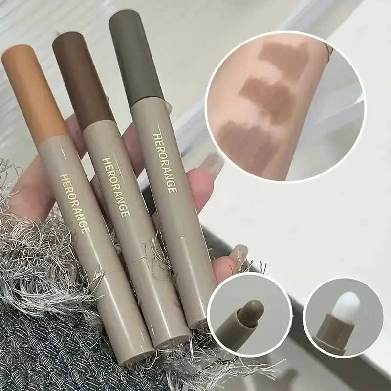 HERORANGE Dual-Ended Contouring Highlighting Makeup Stick with Plant-Based Squalane Matte Finish for All Light Beige Tones XJ250618