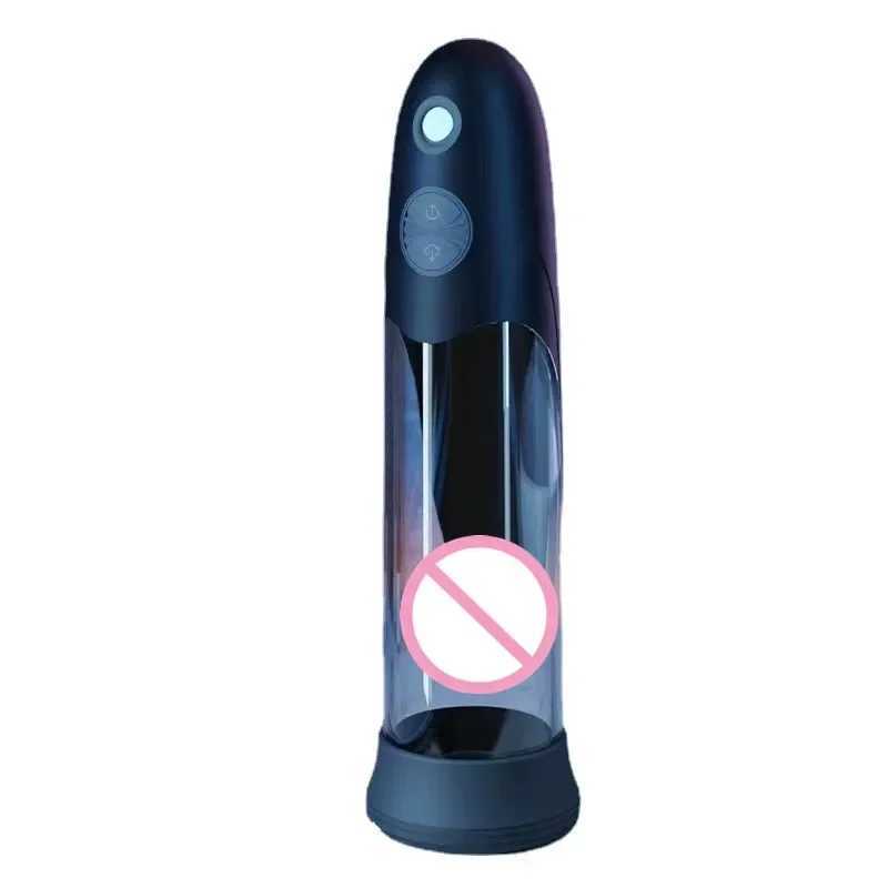 New Male Penis Pump Water Bath Penis Enlargement Vacuum Pump Electric Masturbator Cup Penile Delay Training with Spa Sex Machine W250618