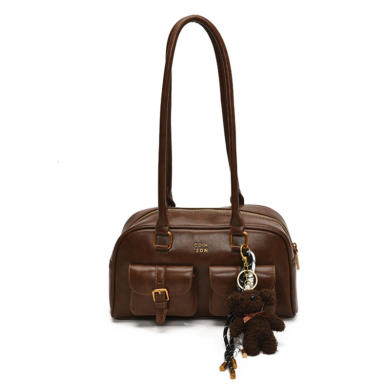 Free shipping designer Vintage Versatile Handbag for Women 2025 New Commuter Large Capacity Shoulder Bag Trendy Fashion Underarm Bag