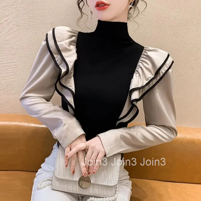 Top Female Korean Style With Sleeves Womens Long Sleeve T-shirt Baggy Tee Clothing Cheap Sales Yk2 Elegant Trending Fashion Emo
